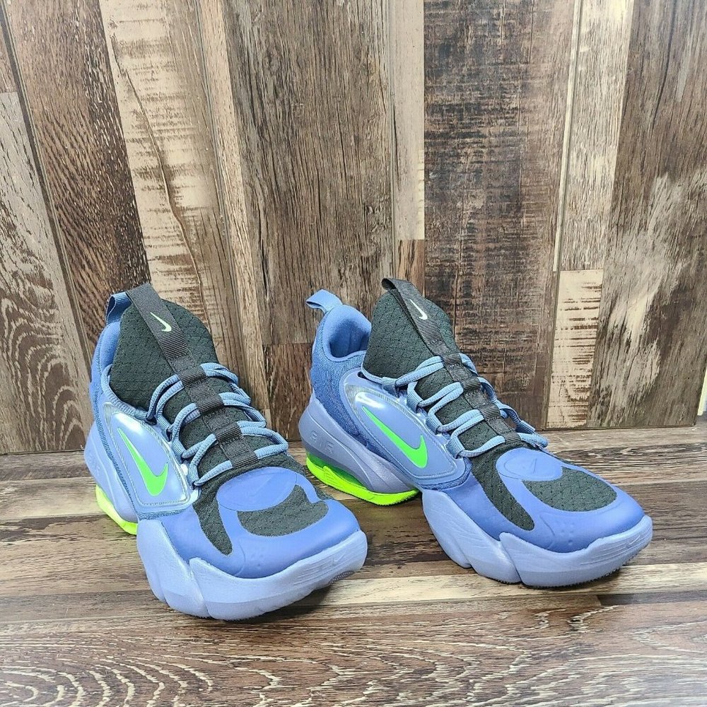 Nike Air Max Alpha Savage Size 9 Black/Electric Green/Ocean Fog AT3378-034